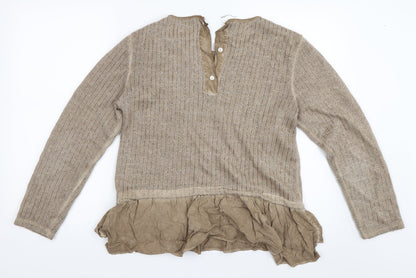Preworn Womens Beige   Pullover Jumper Size M