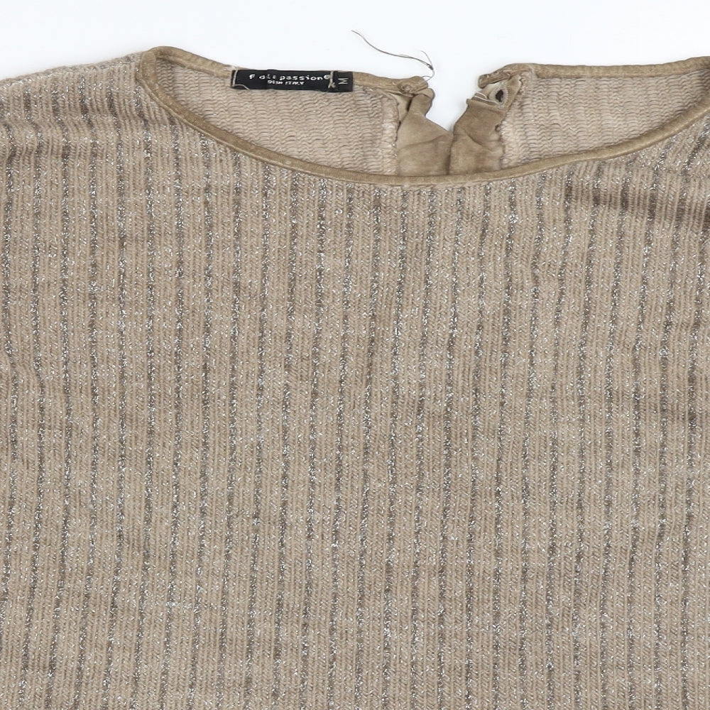 Preworn Womens Beige   Pullover Jumper Size M