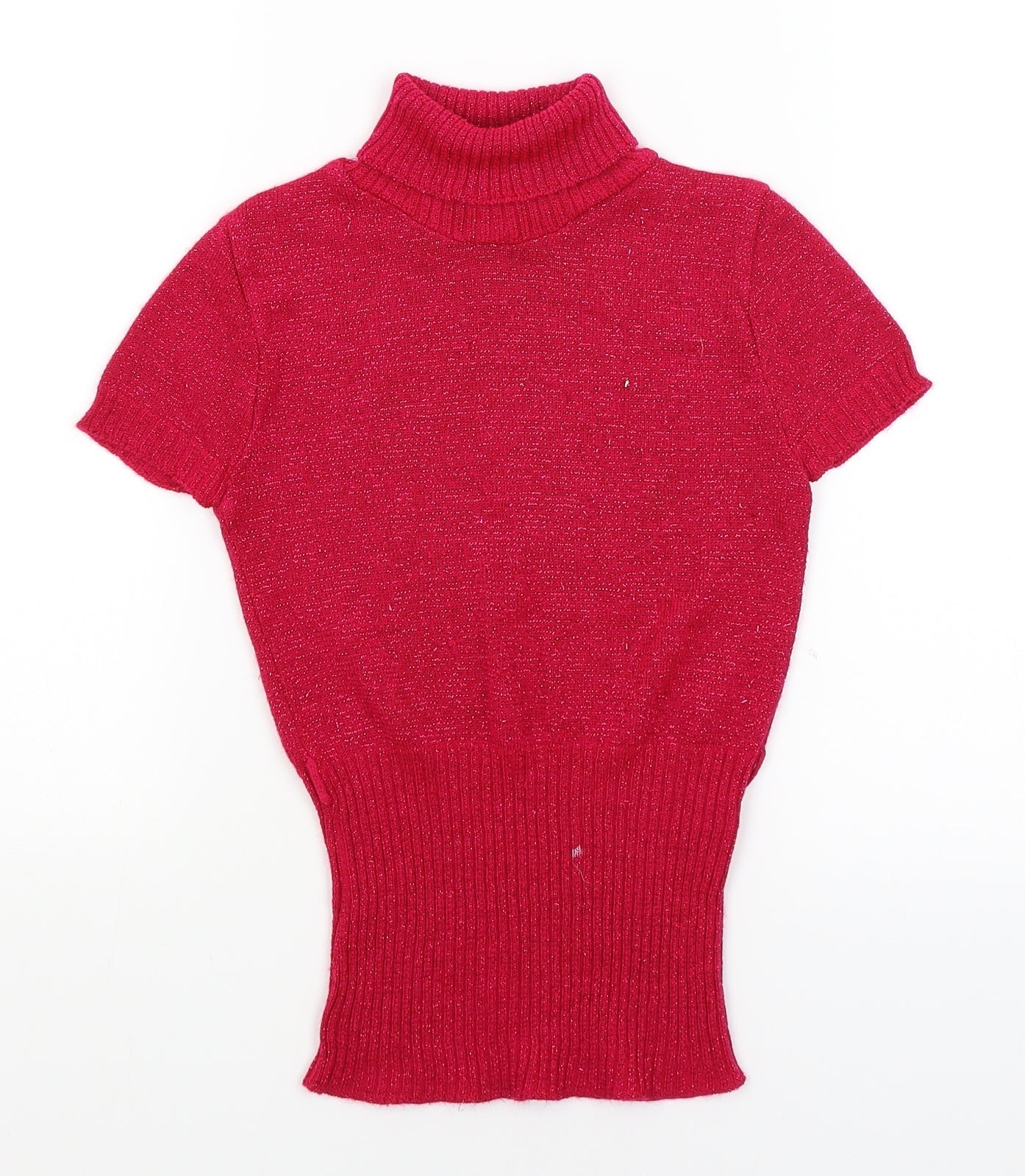 Adam's Girls Pink   Basic T-Shirt Size 9 Years