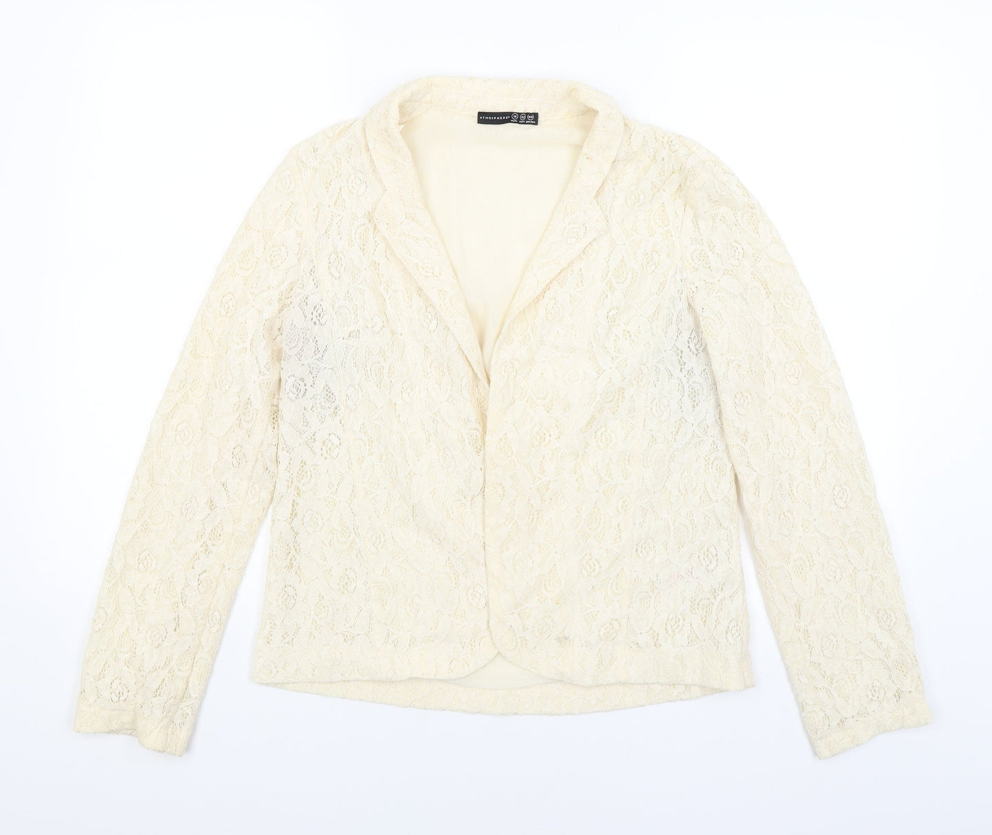 Atmosphere Womens Ivory   Jacket  Size 14