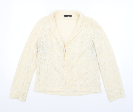 Atmosphere Womens Ivory   Jacket  Size 14