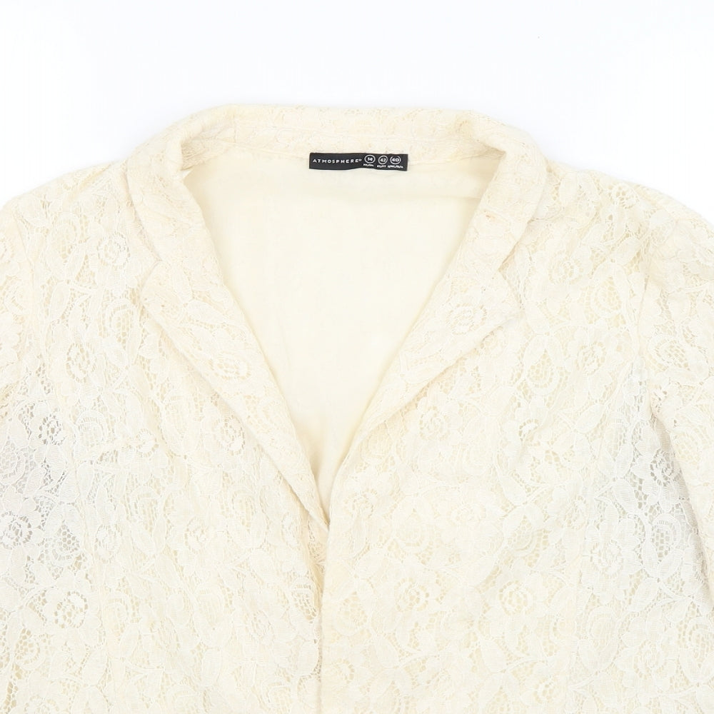 Atmosphere Womens Ivory   Jacket  Size 14