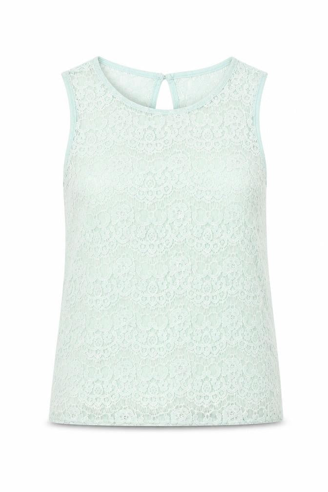 New Look Womens Green Floral  Basic Tank Size 12