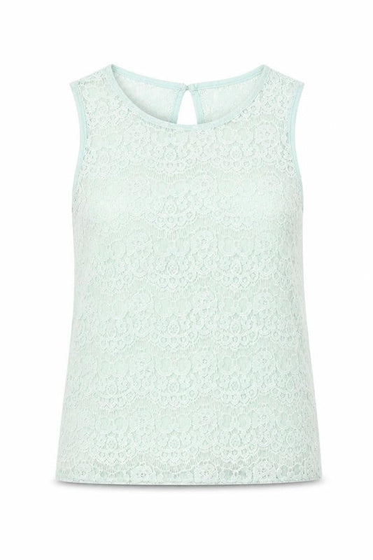 New Look Womens Green Floral  Basic Tank Size 12
