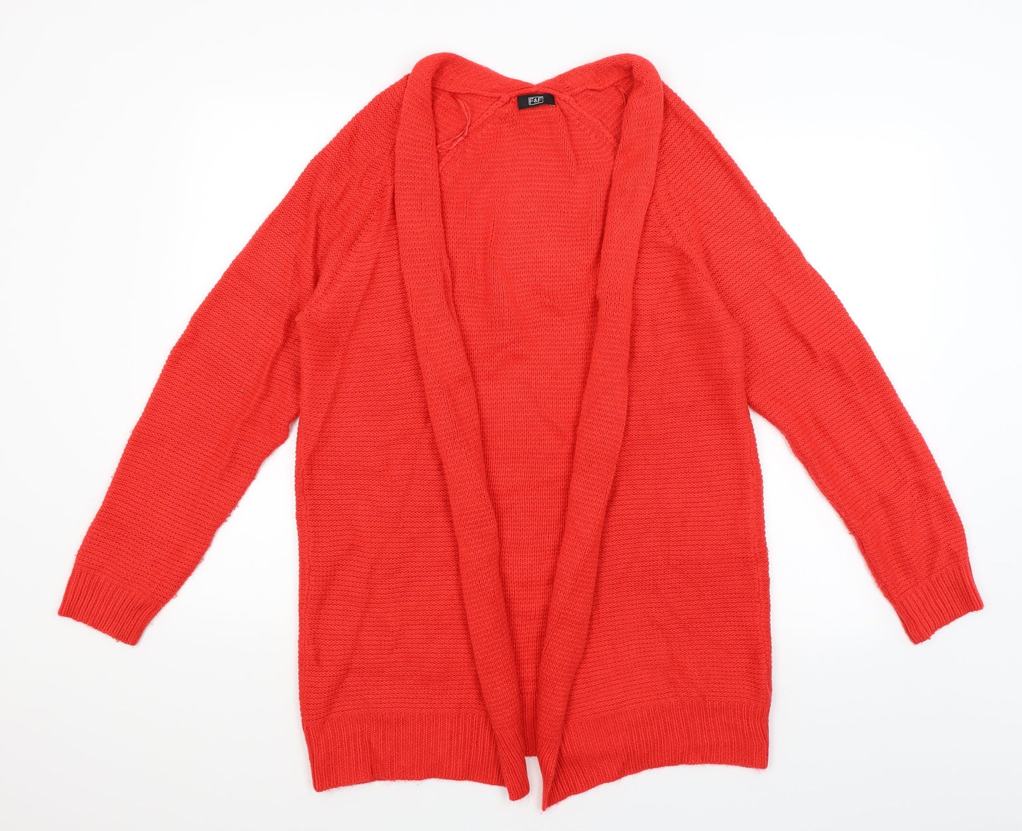 F&F Womens Red   Wrap Jumper Size 14