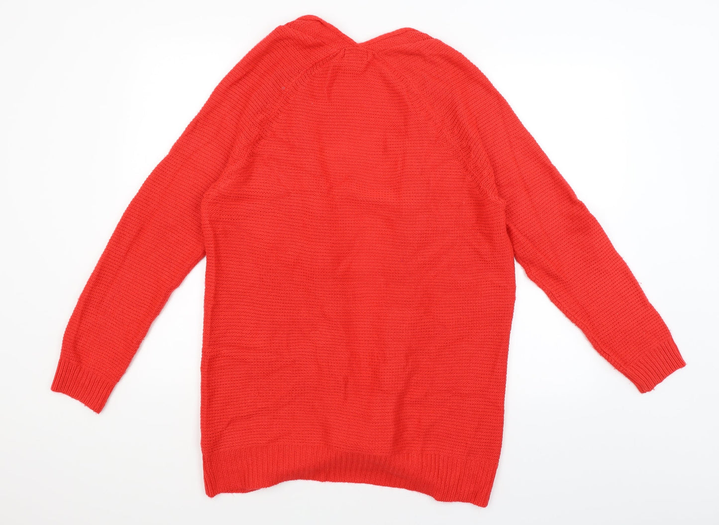 F&F Womens Red   Wrap Jumper Size 14