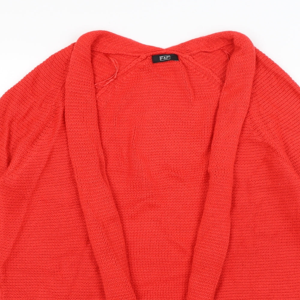 F&F Womens Red   Wrap Jumper Size 14
