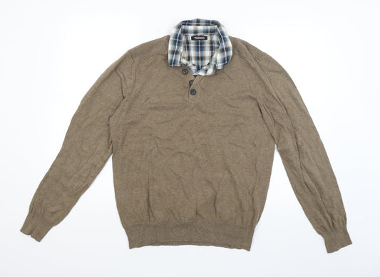 Peacocks Mens Brown   Pullover Jumper Size M
