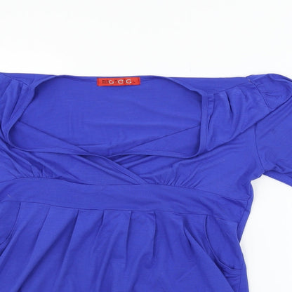 Preloved mingmgmgm Womens Blue   Basic Blouse Size L - Detail