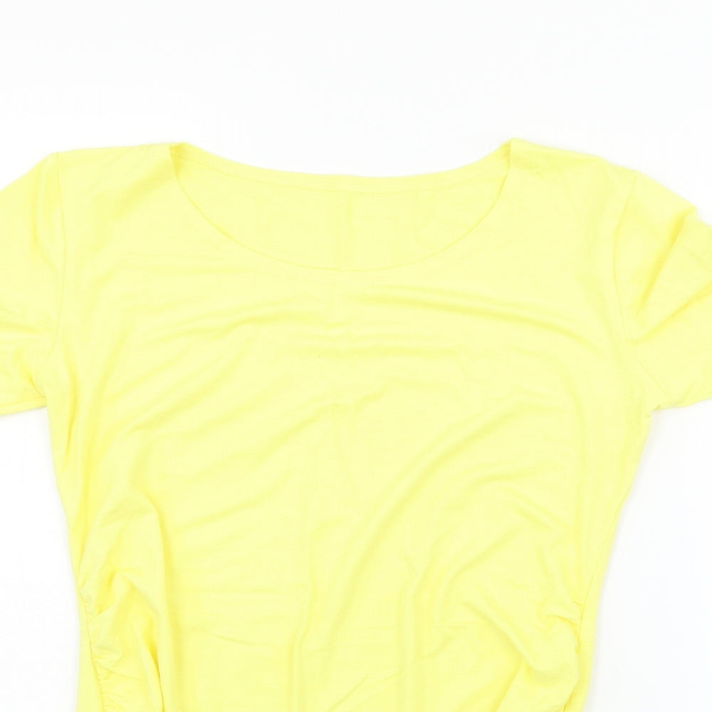 Preworn Womens Yellow   Basic Blouse Size M
