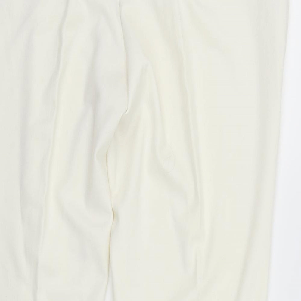la via Womens White   Trousers  Size 16 L25 in