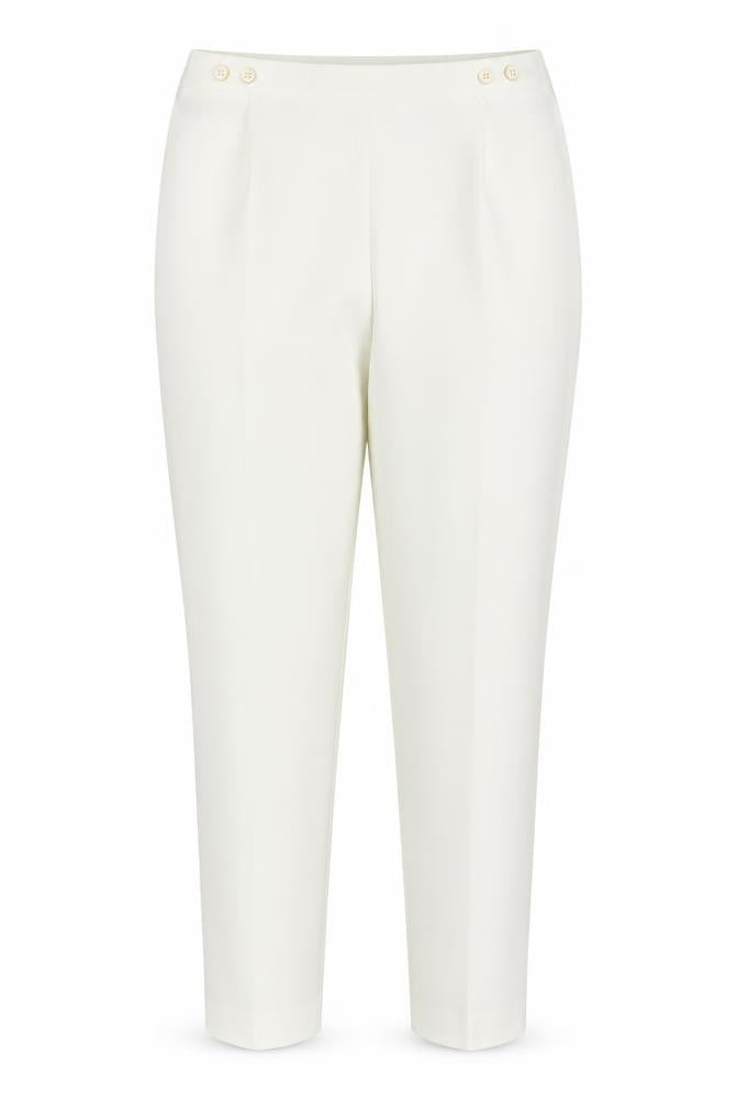 Bonmarché Womens White Trousers Size 16 L27 in