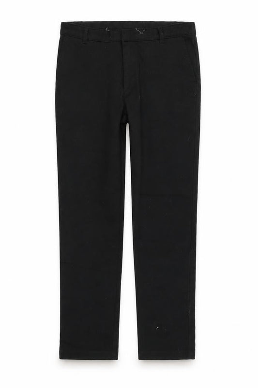 George Girls Black Ikat  Chino Trousers Size 12-13 Years