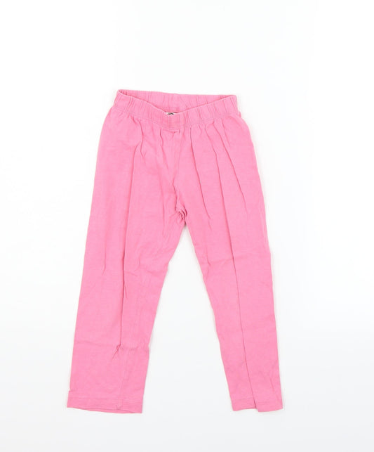 Paw patrol Girls Pink Solid   Lounge Pants Size 4 Years