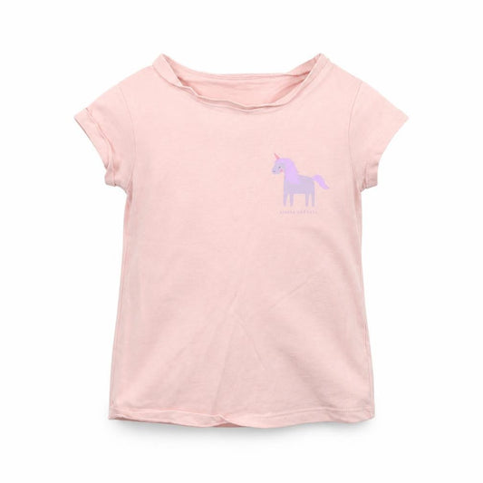 George Girls Pink   Basic T-Shirt Size 2-3 Years