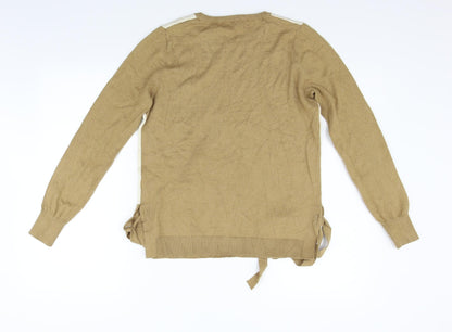 Next Womens Beige   Pullover Jumper Size 10