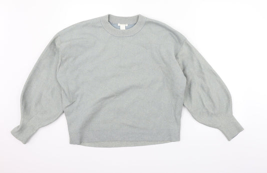 H&M Womens Green   Pullover Jumper Size S