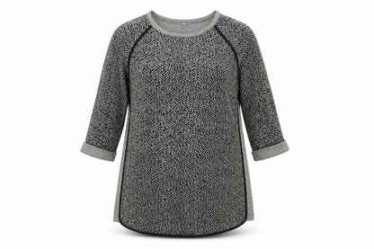 Next Womens Grey Geometric  Fit & Flare  Size 14