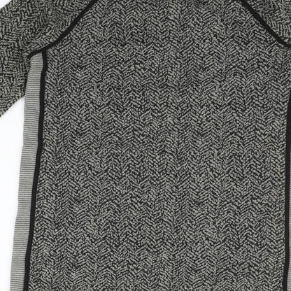 Next Womens Grey Geometric  Fit & Flare  Size 14