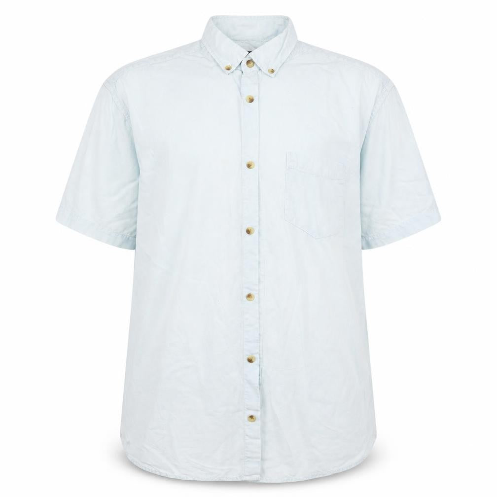 River Island Mens Blue    Button-Up Size L