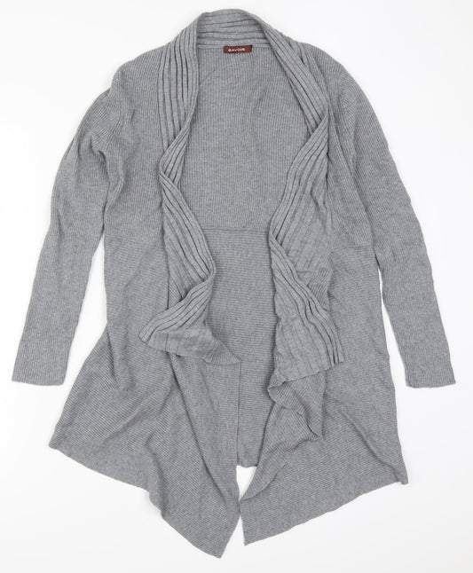 Savoir Womens Grey  Knit Cardigan Jumper Size 10