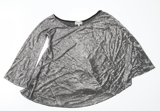 Fiorucci Womens Silver   Basic T-Shirt Size XS