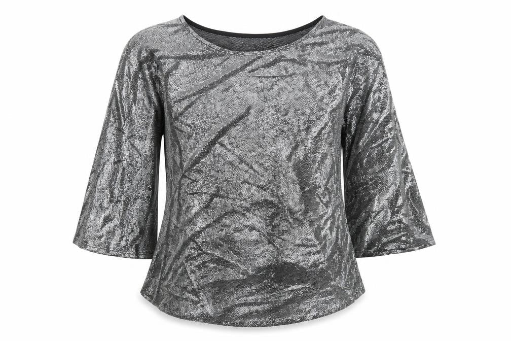 Fiorucci Womens Silver   Basic T-Shirt Size XS