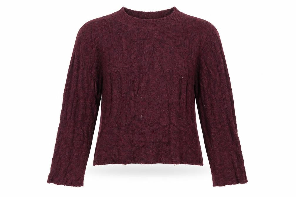 H&M Womens Purple  Knit Pullover Jumper Size XS  - Plum