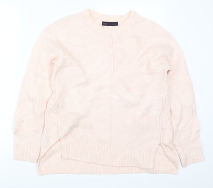 Marks & Spencer Womens Pink  Knit Pullover Jumper Size S