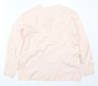 Marks & Spencer Womens Pink  Knit Pullover Jumper Size S