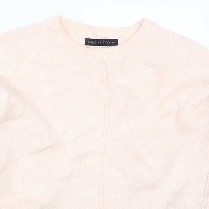 Marks & Spencer Womens Pink  Knit Pullover Jumper Size S