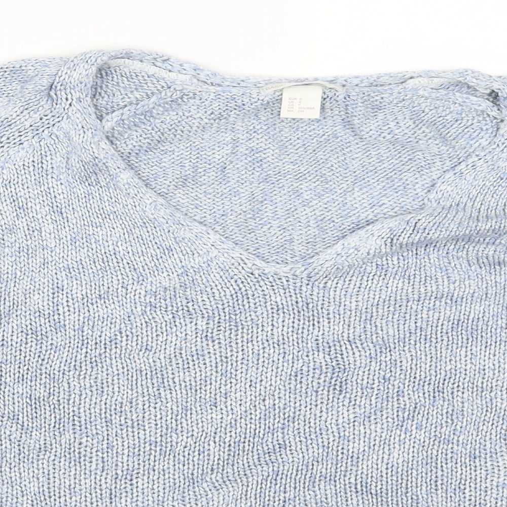 H&M Womens Blue   Pullover Jumper Size S