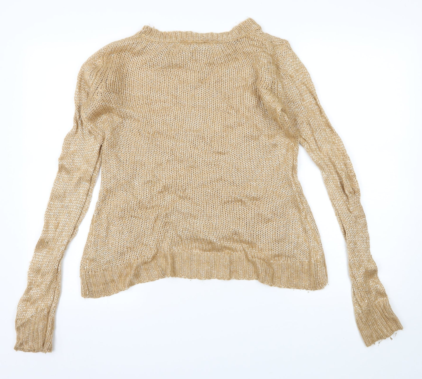 Dorothy Perkins Womens Brown  Knit Pullover Jumper Size S