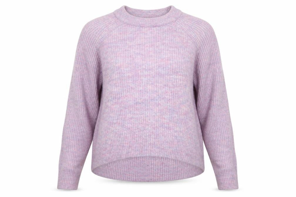 H&M Womens Purple  Knit Pullover Jumper Size S