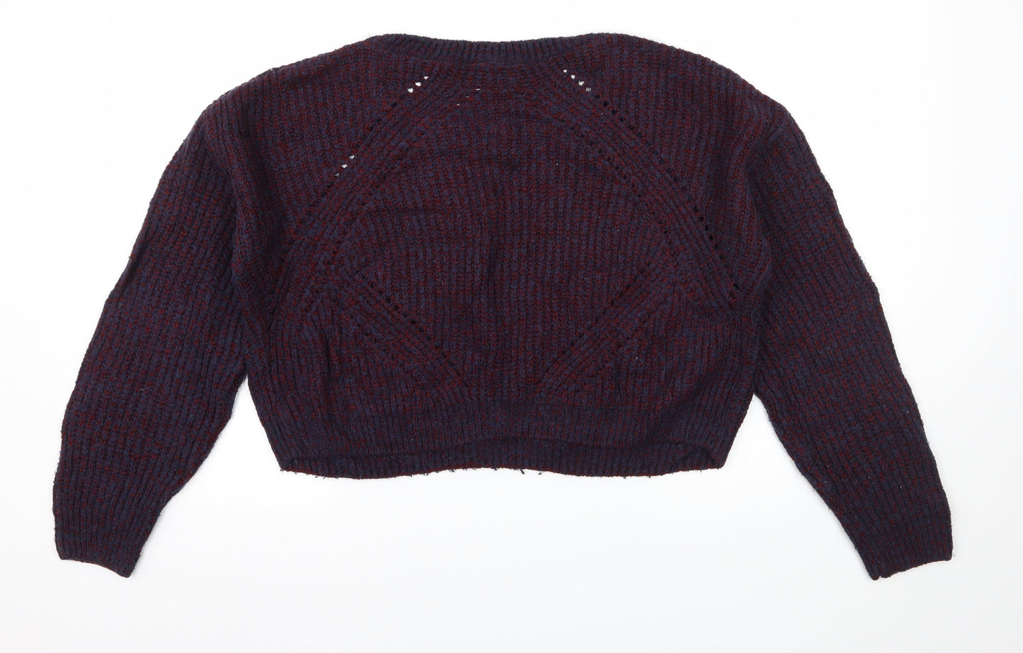 Miss Selfridge Womens Blue  Knit Pullover Jumper Size 14