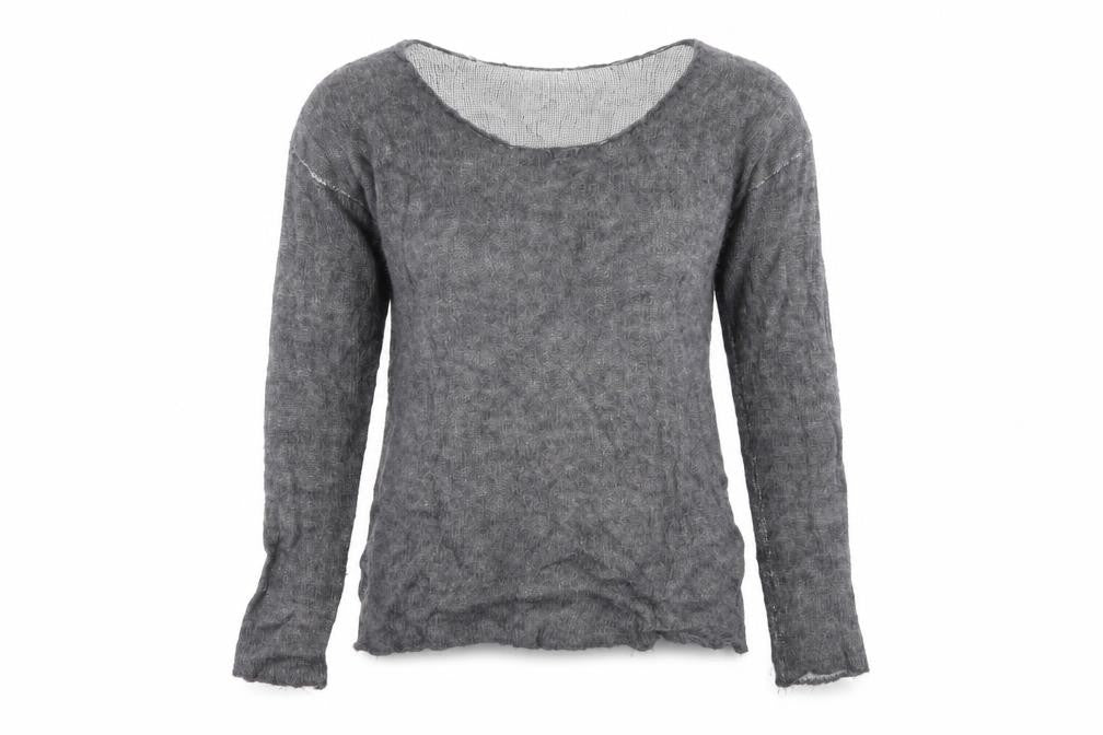 Coercion Womens Grey  Knit Pullover Jumper Size M