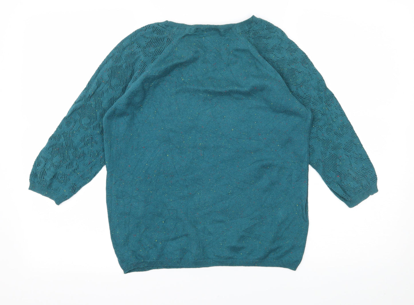 Marks and Spencer Womens Blue  Knit Pullover Jumper Size 12
