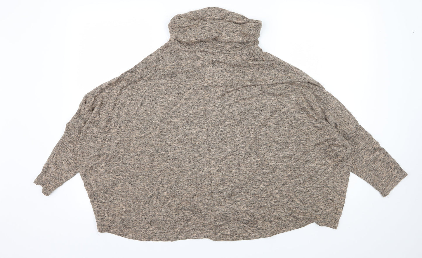 New Look Womens Brown  Knit Pullover Jumper Size 14
