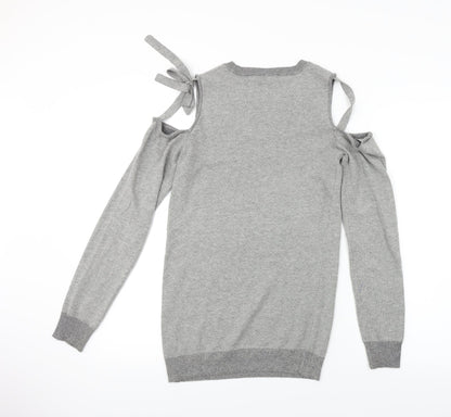 Next  Womens Grey   Pullover Jumper Size 8