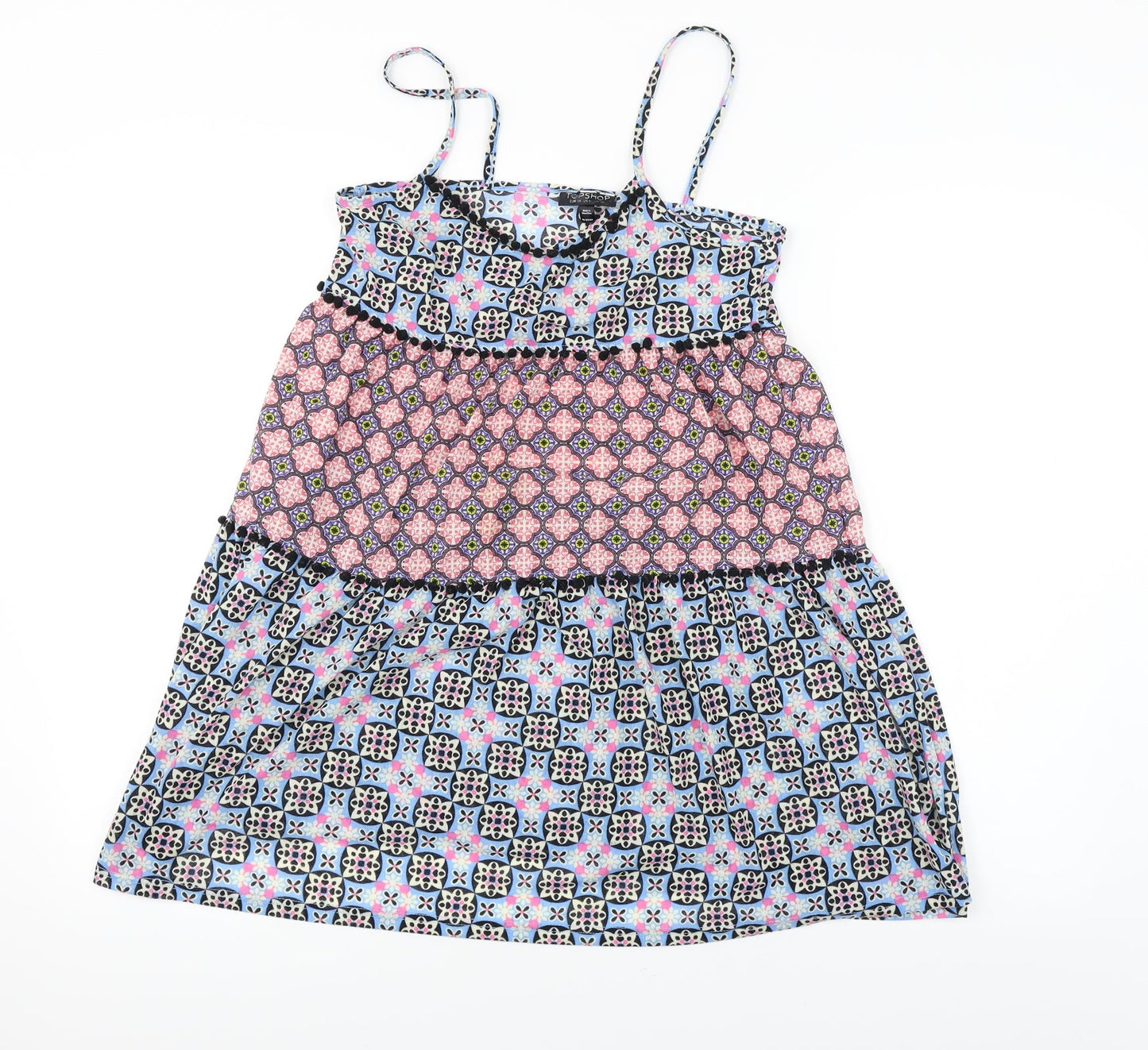 Topshop  Womens Blue   Basic Blouse Size 10