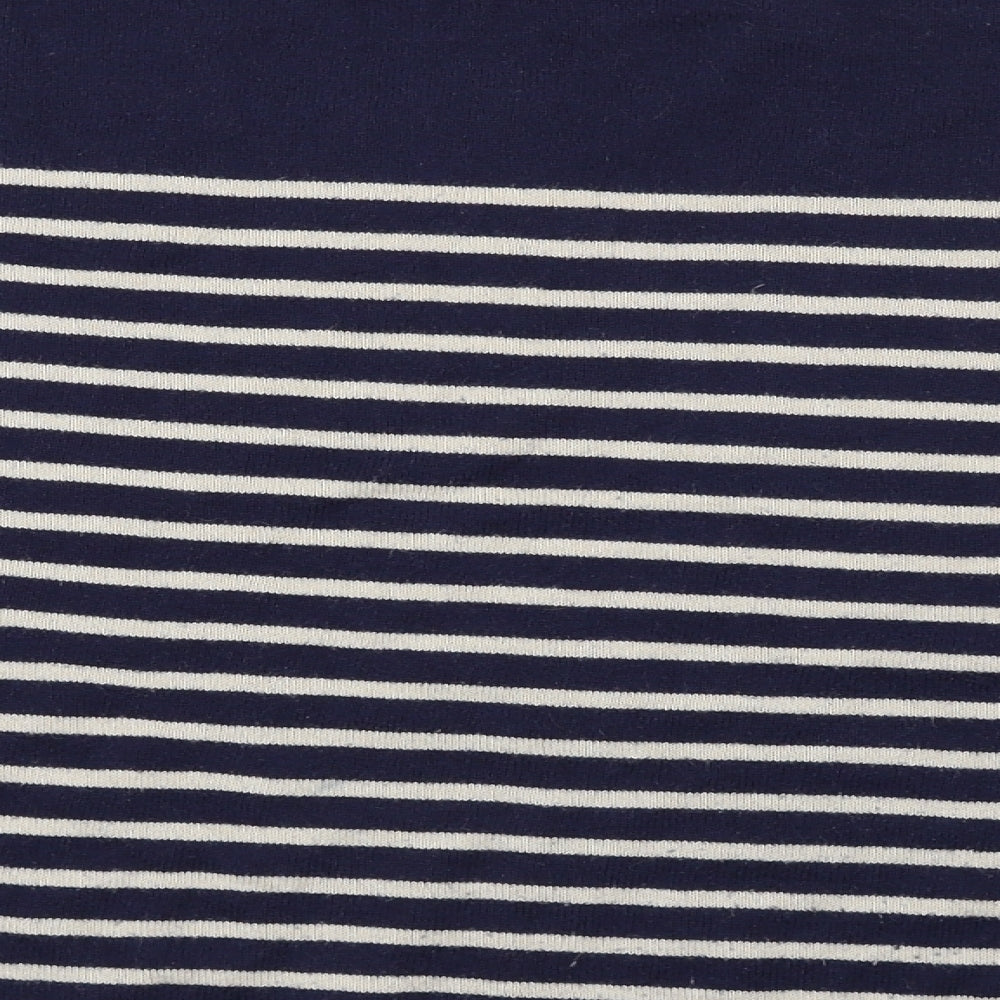 H&M  Womens Blue Striped  Pullover Jumper Size M
