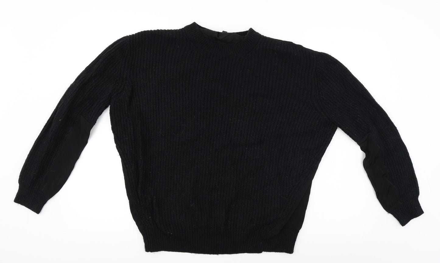 Topshop  Womens Black   Pullover Jumper Size 12
