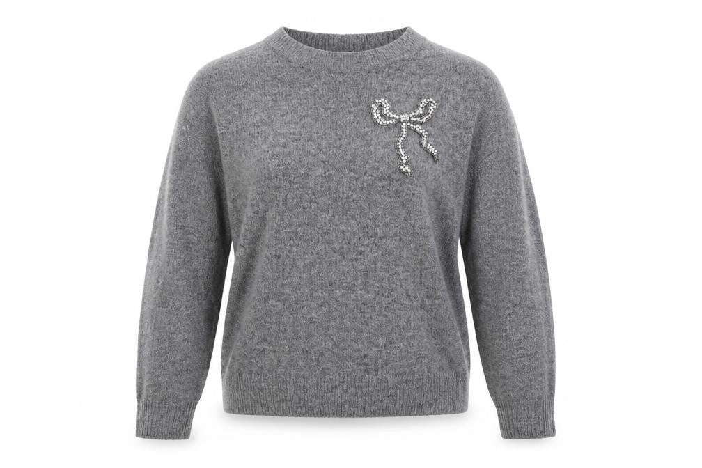 H&M  Womens Grey   Pullover Jumper Size XS