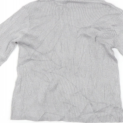 Sara Woman  Womens Silver   Pullover Jumper Size S