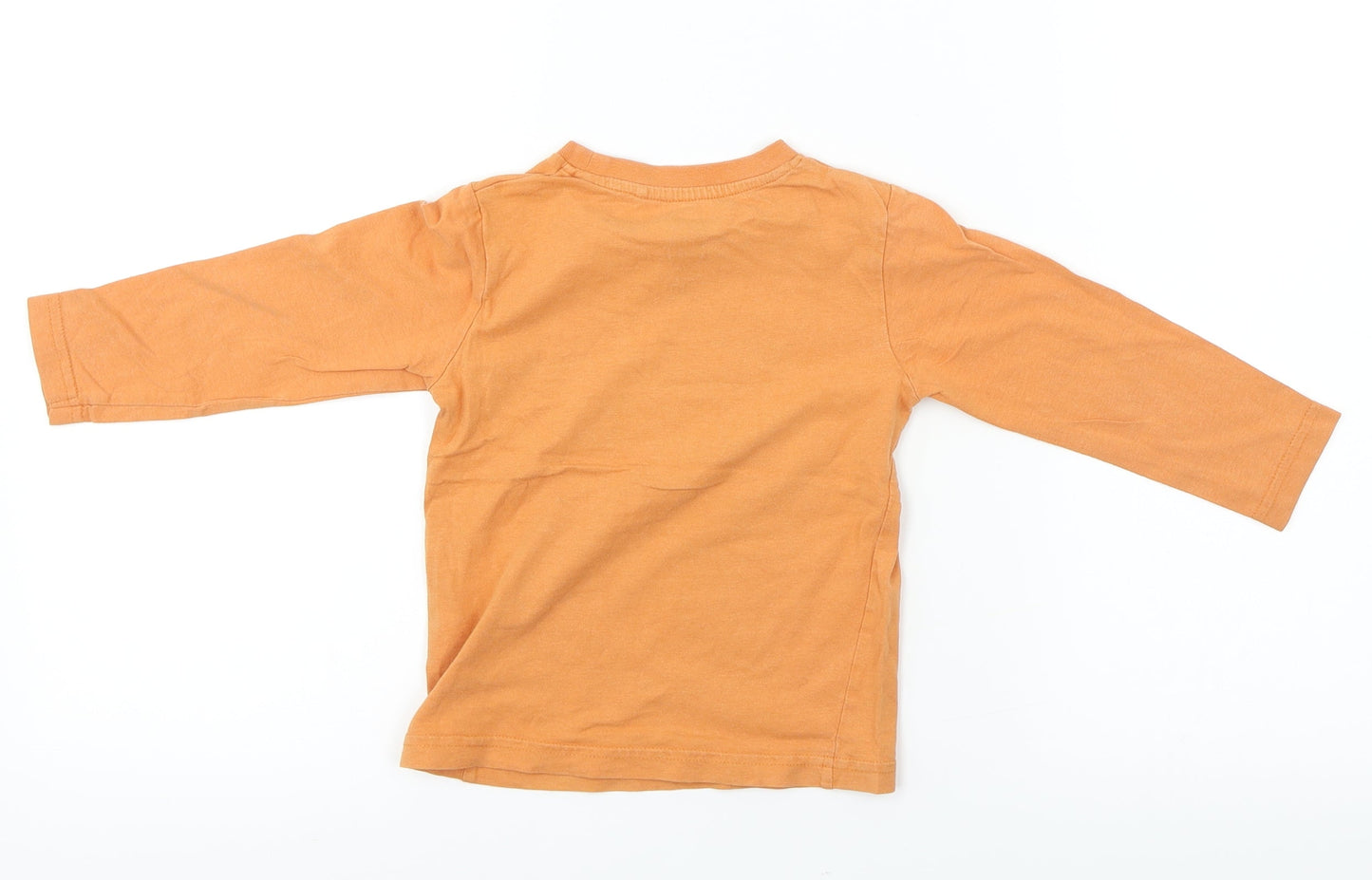 TU Boys Orange   Basic T-Shirt Size 2 Years