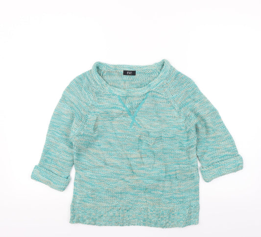 F&F Womens Gold   Pullover Jumper Size 6