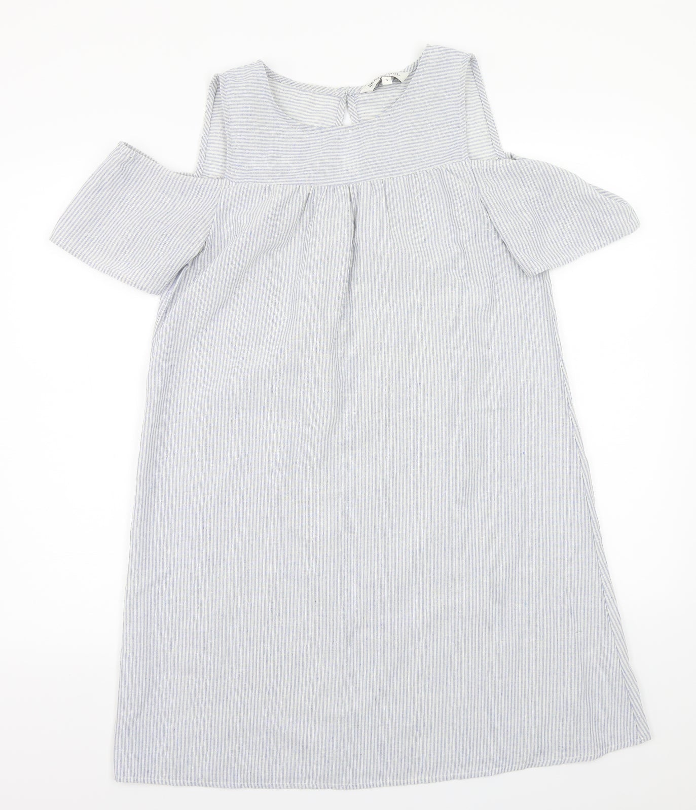 Bravesoul Womens Blue Striped  A-Line  Size S