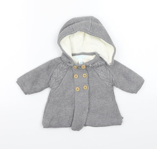 Obaibi Baby Grey   Jacket Coatigan Size 3-6 Months