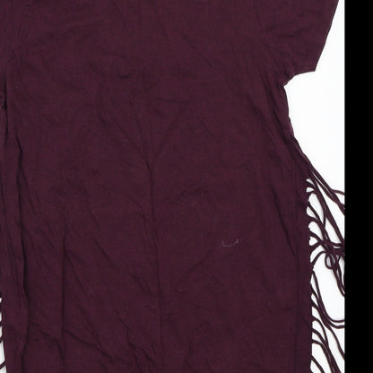 Preloved Primark Womens Purple   Basic T-Shirt Size 10 - Label
