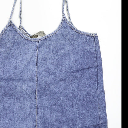 Denim & Co. Womens Blue   Basic Tank Size 8